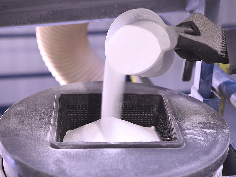 Quarzglas aus hochwertigen Materialien Quarzsandbefüllung eines Ofens