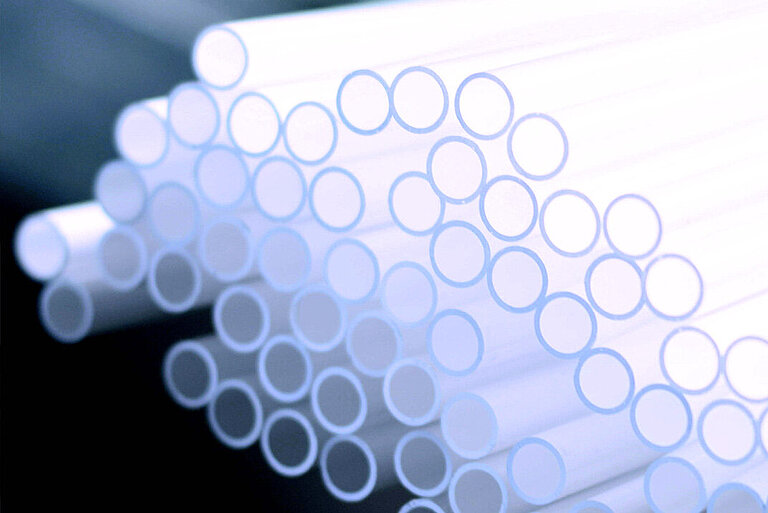 Translucent quartz glass tubes - fused silica tubes