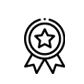 Icon - Kreis mir Stern in der Mitte