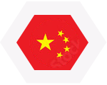Vertriebspartner in China Flagge von China